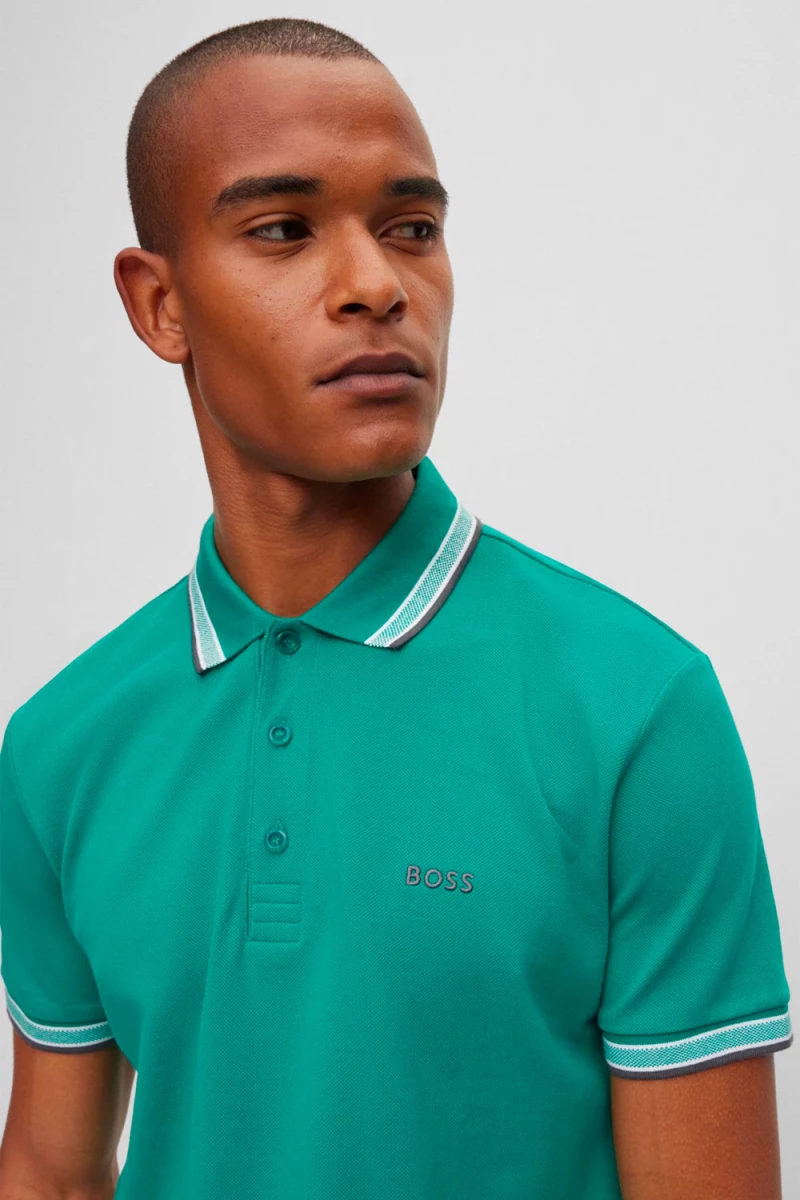 Polo Hugo Boss Paddy 303 Dark Green 