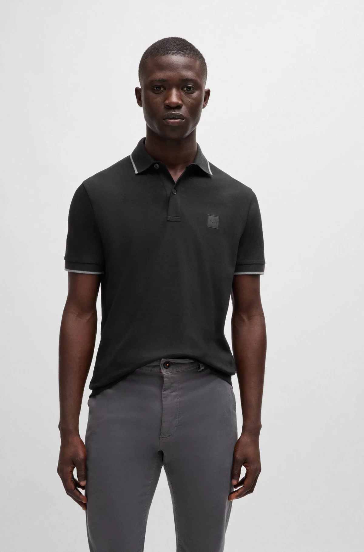 Polo Hugo Boss Passertip 001 Black