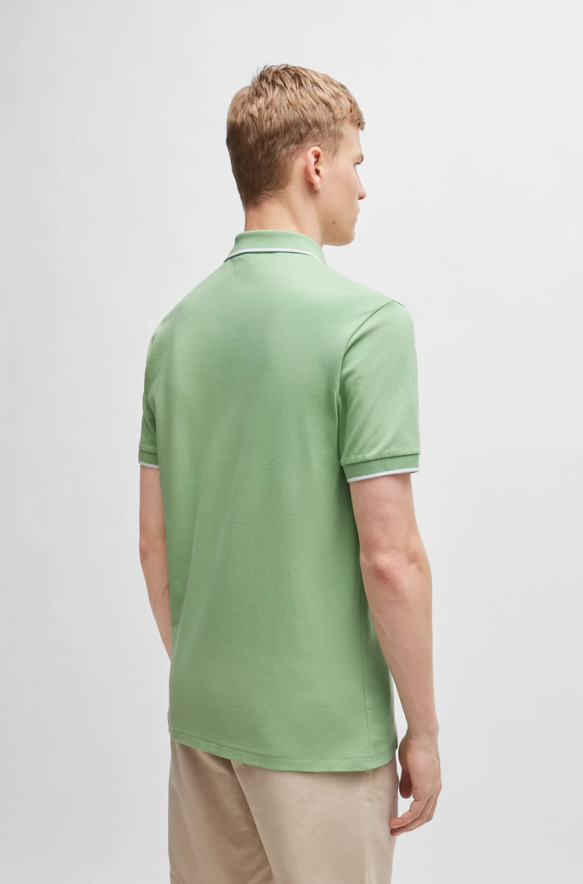 Polo Hugo Boss Passertip 372 Open Green