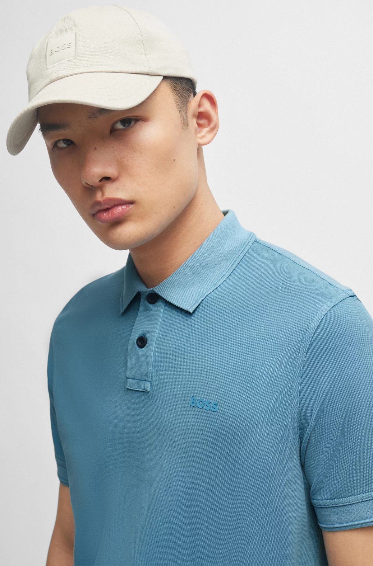 Polo Hugo Boss Prime 493 Open Blue 