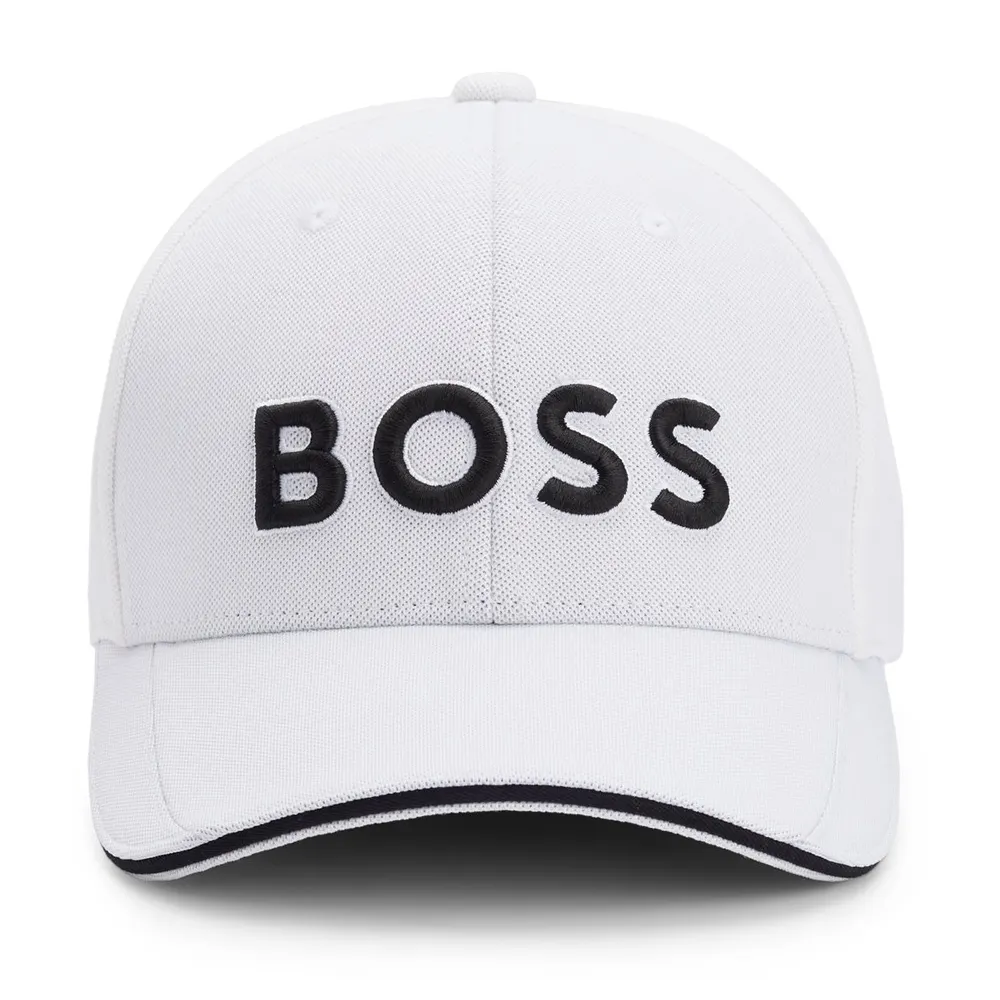 Gorra Hugo Boss  logo bordado WHT 