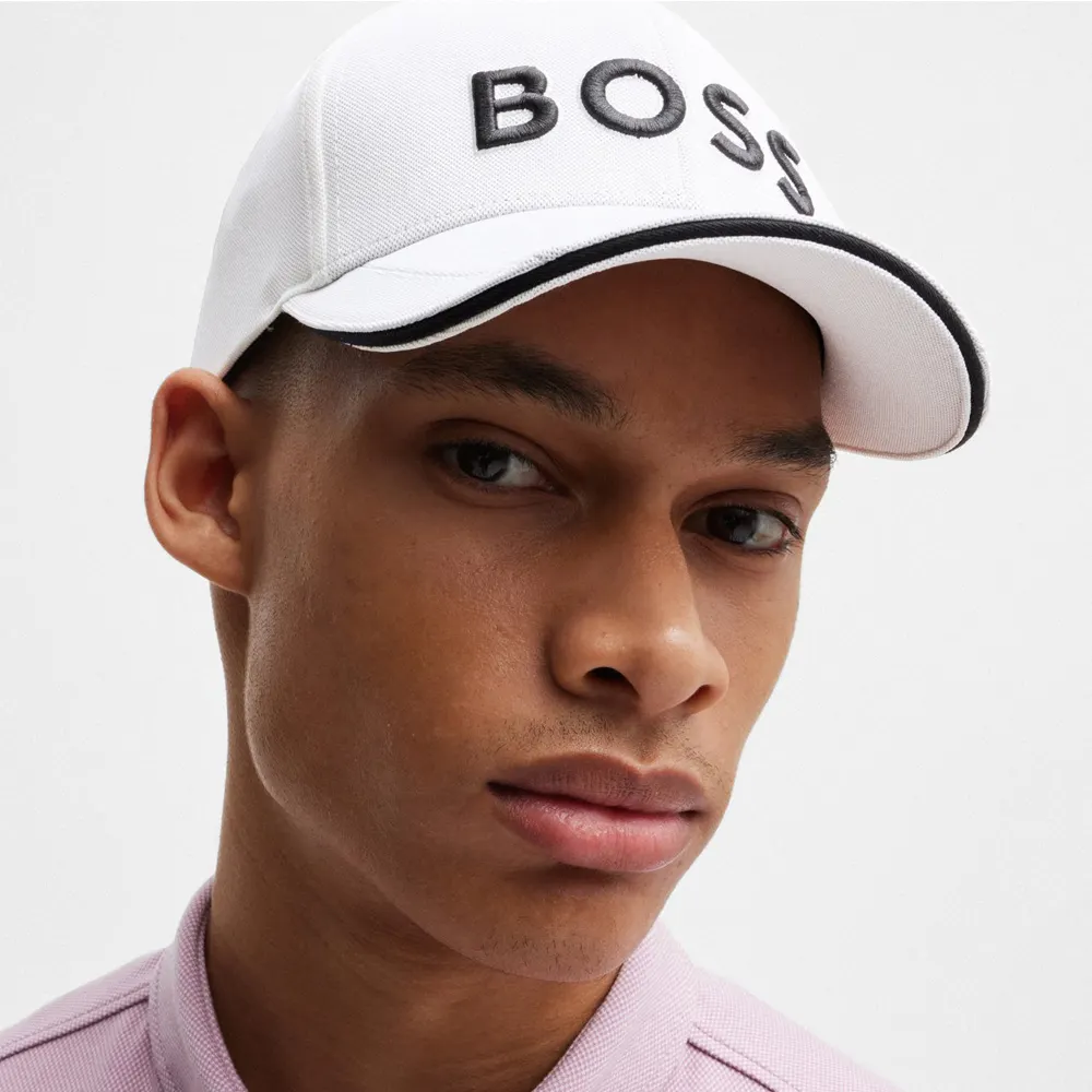 Gorra Hugo Boss  logo bordado WHT