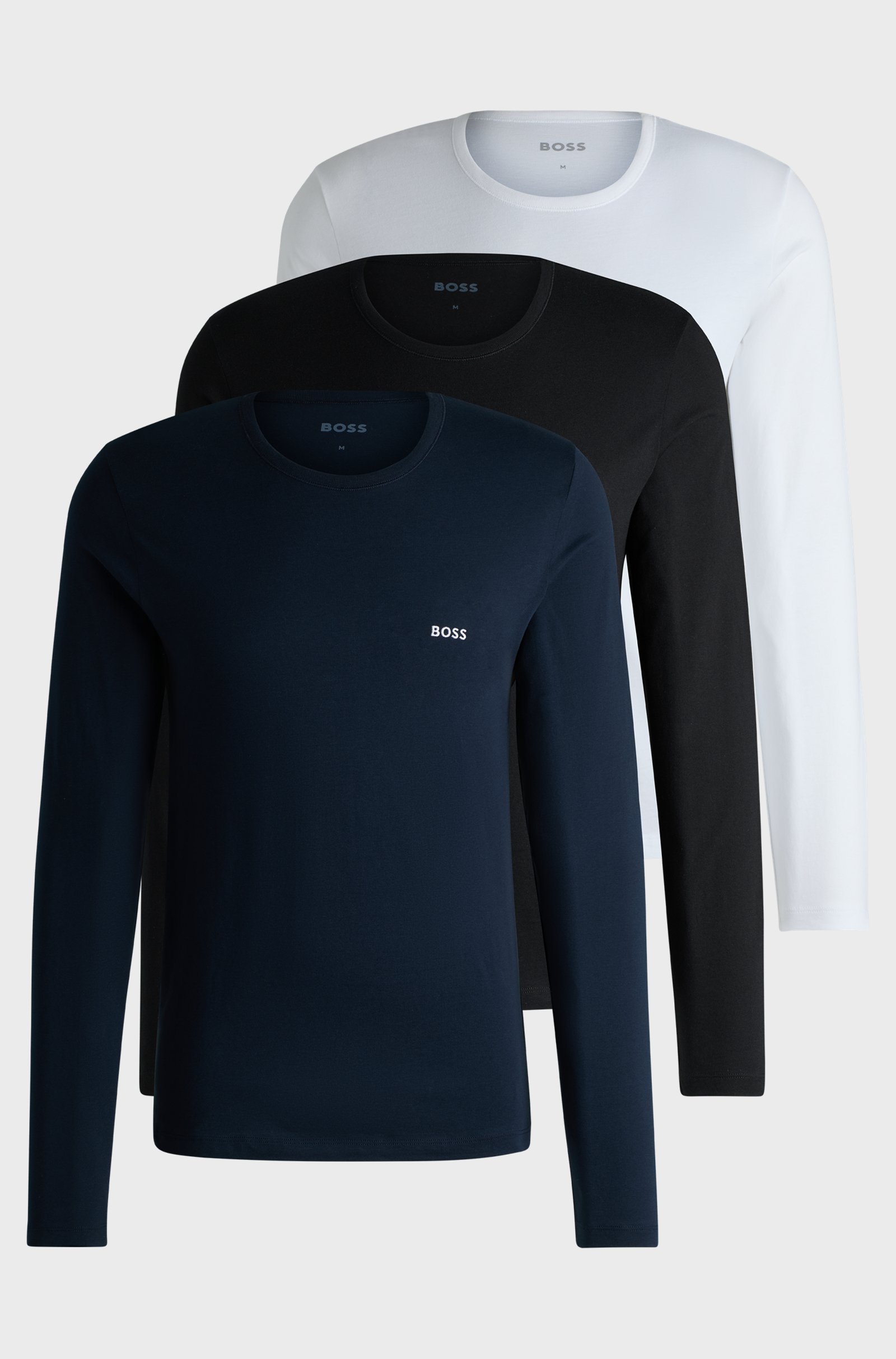 Hugo Boss LSShirtRN 3P Classic 