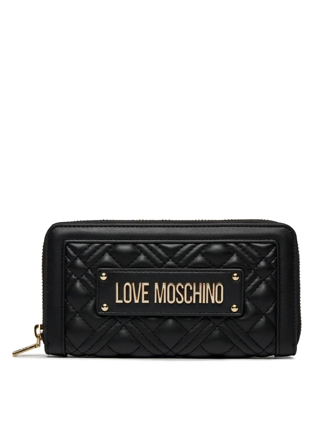 MOSCHINO QUILTED BAG SLG BLK 